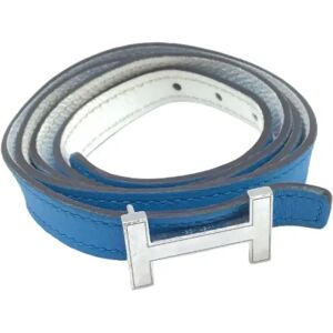 Hermès Vintage , Pre-owned Leather belts ,Blue female, Sizes: ONE SIZE