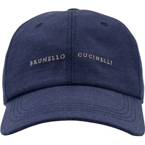 Brunello Cucinelli , Blue Ss24 Mens Accessories Hat ,Blue male, Sizes: M, L