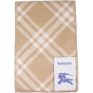 Burberry , Archive Beige Check Wool Scarf ,Beige female, Sizes: ONE SIZE