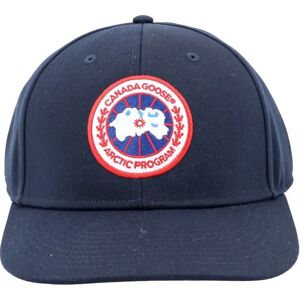 Canada Goose , Blue Stitched Visor Hat ,Blue male, Sizes: ONE SIZE