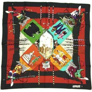 Hermès Vintage , Pre-owned Silk scarves ,Multicolor female, Sizes: ONE SIZE