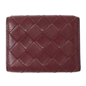 Bottega Veneta Vintage , Burgundy Leather Bottega Veneta Wallet ,Red female, Sizes: ONE SIZE