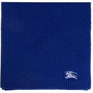 Burberry , Cashmere scarf ,Blue unisex, Sizes: ONE SIZE