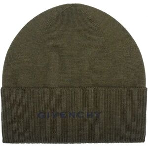 Givenchy , Wool Logo Hat for Women ,Green unisex, Sizes: ONE SIZE