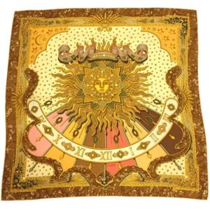 Hermès Vintage , Pre-owned Silk scarves ,Yellow female, Sizes: ONE SIZE