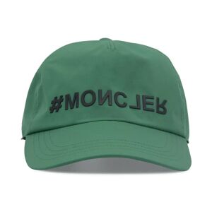 Moncler , Green Cotton Adjustable Cap ,Green unisex, Sizes: ONE SIZE