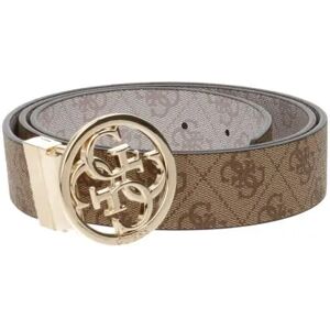 Guess , Noelle Reversible Belt ,Brown female, Sizes: S