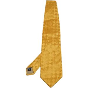 Armani Pre-owned , Pre-owned Silk home-office ,Yellow male, Sizes: ONE SIZE