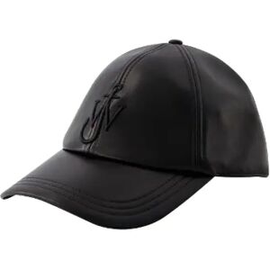 JW Anderson , Black Leather Hats ,Black unisex, Sizes: ONE SIZE