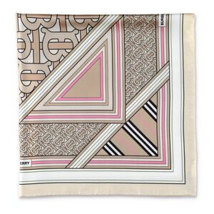 Burberry , Unisex's Accessories Scarves Beige/pale Pink Ss24 ,Multicolor unisex, Sizes: ONE SIZE