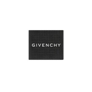 Givenchy , Black Leather Wallet with Signature Print ,Black male, Sizes: ONE SIZE