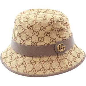 Gucci Vintage , Pre-owned Fabric hats ,Beige female, Sizes: ONE SIZE