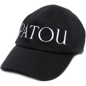 Patou , Black Logo-Embroidered Baseball Cap ,Black female, Sizes: L, S, M