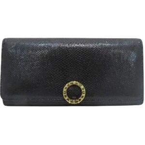 Bvlgari Vintage , Pre-owned Leather wallets ,Black female, Sizes: ONE SIZE