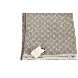 Gucci , Winter scarf ,Beige unisex, Sizes: ONE SIZE