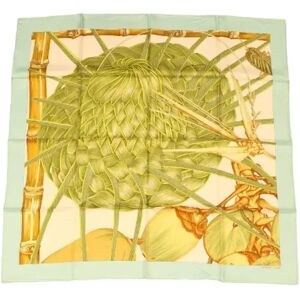 Hermès Vintage , Pre-owned Silk scarves ,Yellow female, Sizes: ONE SIZE