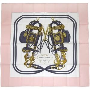 Hermès Vintage , Pre-owned Multicolored Silk Hermès Scarf ,Pink female, Sizes: ONE SIZE