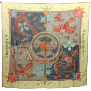 Hermès Vintage , Pre-owned Silk scarves ,Multicolor female, Sizes: ONE SIZE