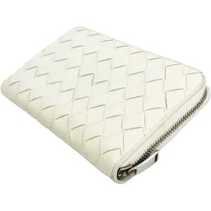 Bottega Veneta Vintage , Pre-owned White Leather Bottega Veneta Wallet ,White female, Sizes: ONE SIZE