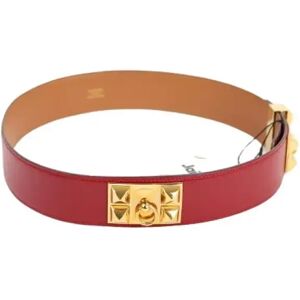 Hermès Vintage , Pre-owned Leather belts ,Red female, Sizes: ONE SIZE