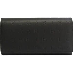 Bvlgari Vintage , Pre-owned Leather wallets ,Black female, Sizes: ONE SIZE