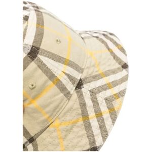 Burberry , Vintage Check Cotton Bucket Hat ,Beige male, Sizes: L