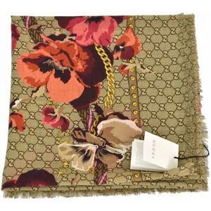 Gucci , Winter scarf ,Beige unisex, Sizes: ONE SIZE