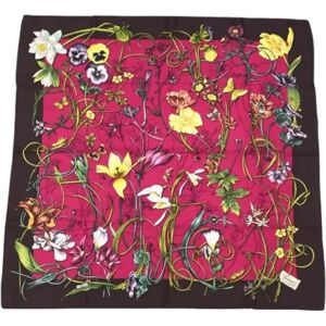 Gucci Vintage , Pre-owned Silk scarves ,Multicolor female, Sizes: ONE SIZE