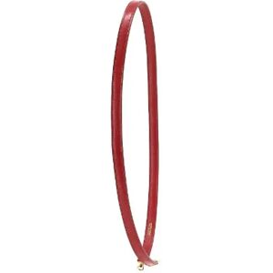 Hermès Vintage , Pre-owned burgundy leather belt ,Red female, Sizes: ONE SIZE