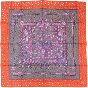 Hermès Vintage , Pre-owned Silk scarves ,Purple female, Sizes: ONE SIZE