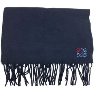 Loewe Pre-owned , Pre-owned Cashmere scarves ,Black female, Sizes: ONE SIZE