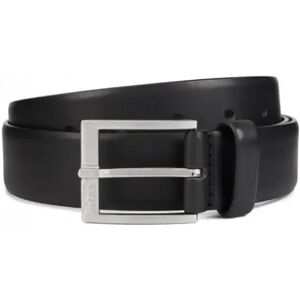 Hugo Boss , Leather Belt ,Black male, Sizes: 90 CM, 100 CM, 105 CM