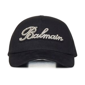Balmain , Men's Accessories Hats & Caps Black Ss24 ,Black male, Sizes: ONE SIZE