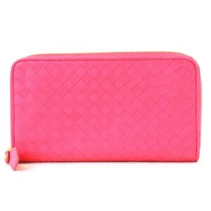 Bottega Veneta Vintage , Pre-owned Rosa Leather Wallet ,Pink female, Sizes: ONE SIZE