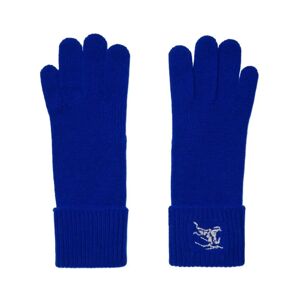 Burberry , Ocean Blue Cashmere Blend Knit Gloves ,Blue male, Sizes: S/M, S, M, M/L