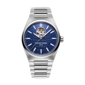 Frederique Constant , Uomo - Fc-310N4Nh6B - Highlife Automatic Skeleton; Stainless Steel Bracelet and Blue Rubber Strap; LTD 888 ,Gray male, Sizes: ONE SIZE