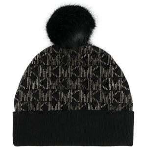 Michael Kors , Bold MK dot beanie ,Black female, Sizes: ONE SIZE