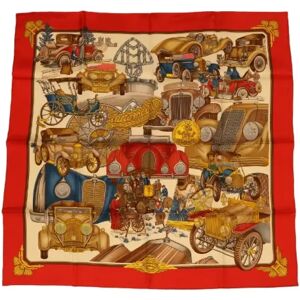 Hermès Vintage , Pre-owned Silk scarves ,Red female, Sizes: ONE SIZE