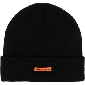 Heron Preston , Classic Logo Beanie ,Black male, Sizes: ONE SIZE