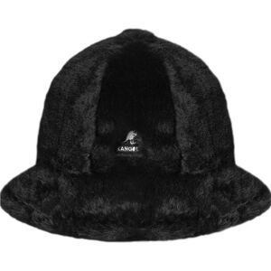 Kangol , Faux Fur Casual Hat ,Black female, Sizes: M, S