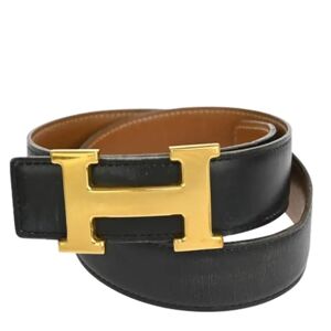 Hermès Vintage , Pre-owned Leather belts ,Black female, Sizes: ONE SIZE