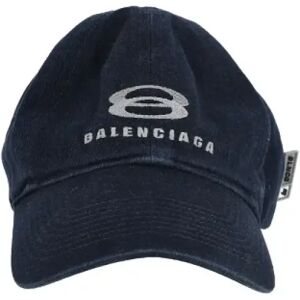 Balenciaga Vintage , Pre-owned Cotton hats ,Blue female, Sizes: ONE SIZE