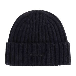 MC2 Saint Barth , Wengen Blue Beanie with St. Barth Embroidery ,Blue male, Sizes: ONE SIZE