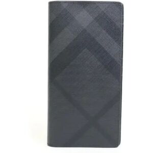 Burberry Vintage , Pre-owned Cotton wallets ,Gray male, Sizes: ONE SIZE