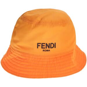 Fendi , Reversible Hat for Kids ,Orange male, Sizes: L, M