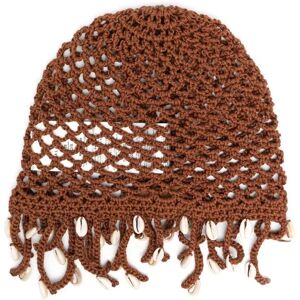 Alanui , Cozy Brown Beanie for Women ,Brown female, Sizes: ONE SIZE