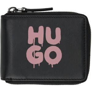 Hugo Boss , Niko Logo Zip Wallet ,Black male, Sizes: ONE SIZE