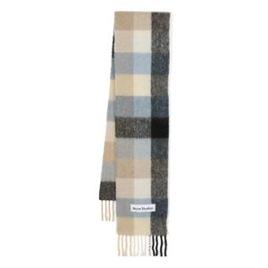 Acne Studios , Mohair Checked Scarf ,Multicolor unisex, Sizes: ONE SIZE