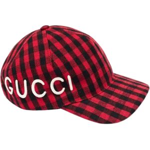 Gucci Vintage , Pre-owned Wool hats ,Red female, Sizes: ONE SIZE