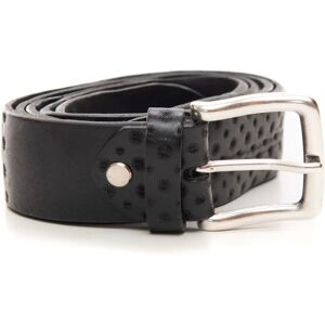 The Jack Leathers , Leather Belt ,Black male, Sizes: 60 CM